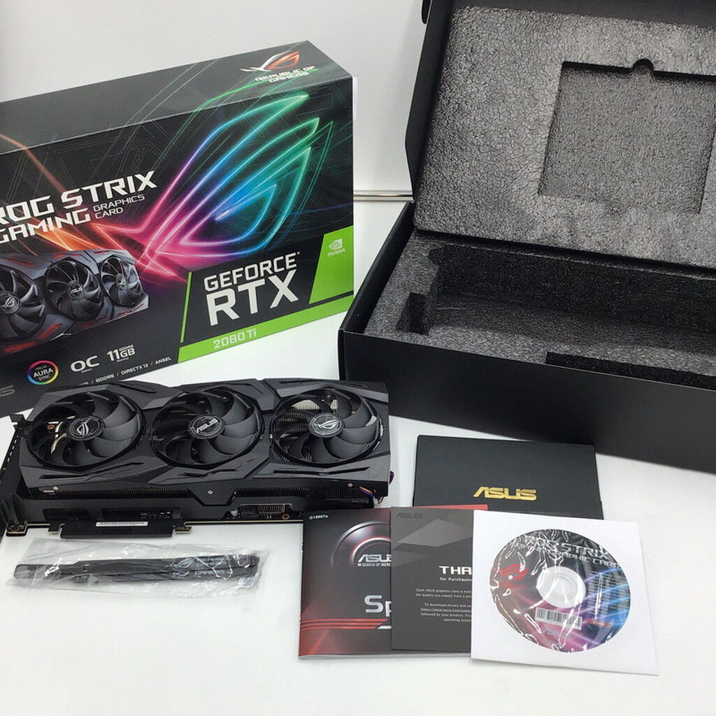 中古 ASUS ROG-STRIX-RTX2080TI-O11G-GAMING (RTX2080Ti 11G GDR6