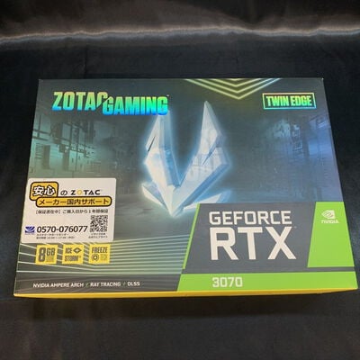 【横浜駅前店】中古  ZOTAC GAMING GeForce RTX 3070 Twin Edge ZT-A30700E-10P (RTX3070 8G) 143903 