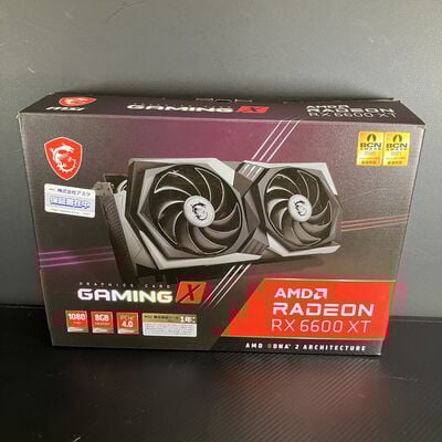 【富士青葉店】中古  MSI Radeon RX 6600 XT GAMING X 8G (RX6600XT 8GB) 146750 