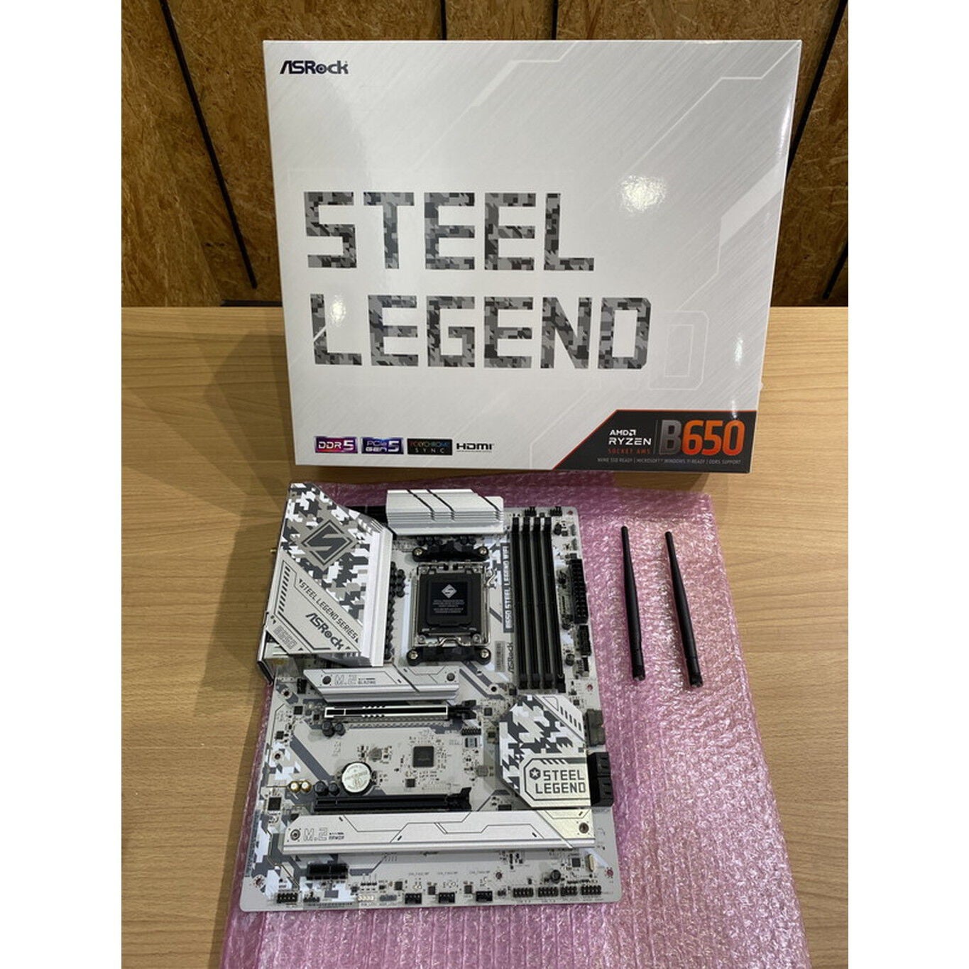 中古 ASRock B650 Steel Legend WiFi (B650 AM5 ATX) 168306 （369108