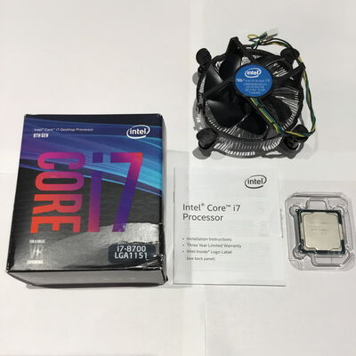 【松山環状枝松店】中古  INTEL Core i7 8700 (1151/3.20GHz/12M/C6/T12) 136198 