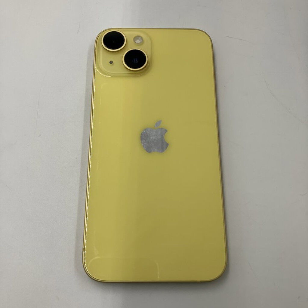 中古 【国内版SIMフリー】Apple iPhone14 6.1インチ 128GB （イエロー