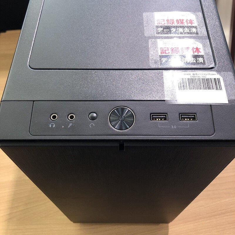 中古 自作パソコン(Ryzen 7 5700X3D/16GB/SSD1TB+1TB/RX6700XT