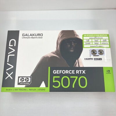 【秋葉原本店】中古  玄人志向 GK-RTX5070-E12GB/WHITE/DF (RTX5070 12G) 176913 