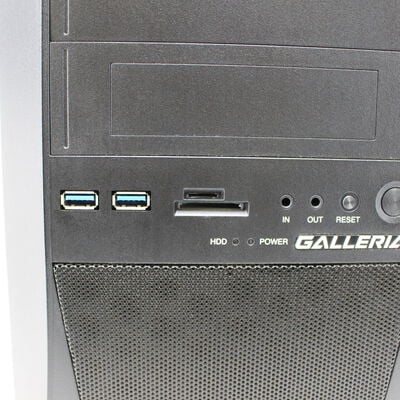 【通販センター】中古  THIRDWAVE GALLERIA KT(Intel Core i7 8700/16GB DDR4 (PC4)/SSD2TB/DVDマルチ/NVIDIA GeForce GTX 1660 SUPER 6GB/W11H64 MAR) 195184 