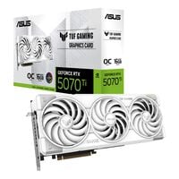 ASUS  TUF-RTX5070TI-O16G-WHITE-GAMING (GeForce RTX 5070 Ti 16GB) 