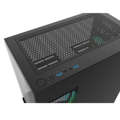 Thermaltake  View 170 WS ARGB Black CA-1Z4-00M1WN-WS (MicroATX ガラス ブラック) 