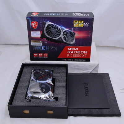 【通販センター】中古  MSI Radeon RX 6600 XT MECH 2X 8G OC（RX6600XT 8GB） 3480042017 