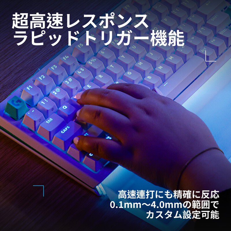 Logicool G512X 75 有線ゲーミングキーボード G512X-75-LNWH (リニア