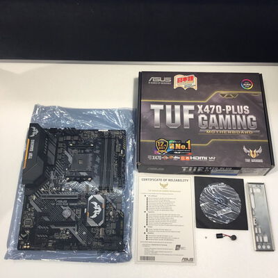 【松山環状枝松店】中古  ASUS TUF X470-PLUS GAMING（X470 AM4 ATX DDR4） 3480042364 