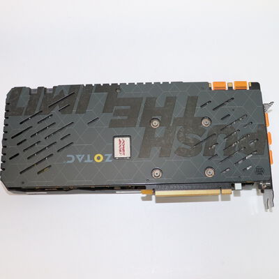 【札幌店】中古  ZOTAC　ZT-90504-10P(GTX980Ti 6G GDR5 AMP) 3210014316 