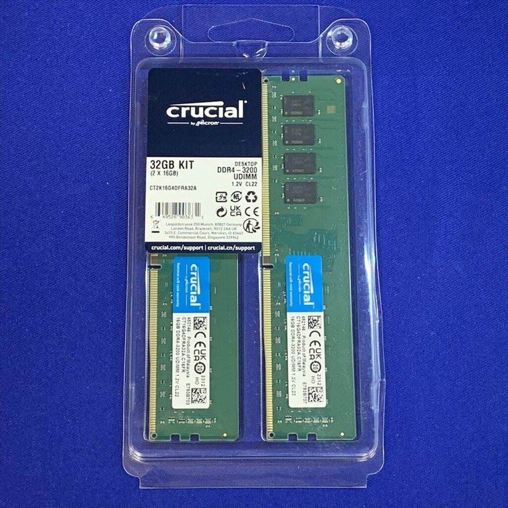中古 16GB 2枚組(合計32GB) PC4-25600/DDR4-3200 デスクトップ用