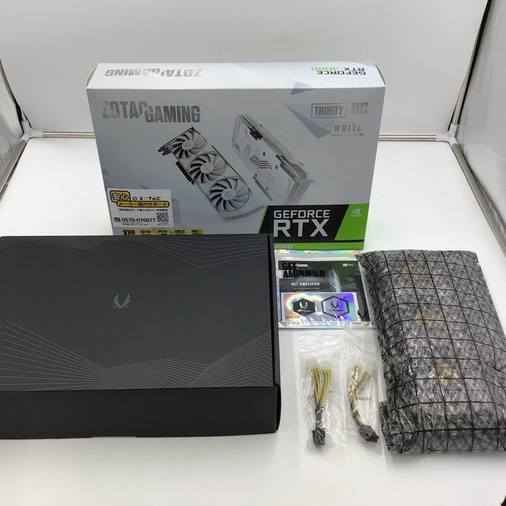 中古 ZOTAC GAMING GeForce RTX 3080 Trinity OC White Edition 中古 ZOTAC GAMING GeForce RTX 3080 Trinity OC White Edition