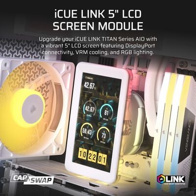 Corsair  iCUE LINK 5" LCD Screen Module White CW-9061044-WW (ホワイト) 