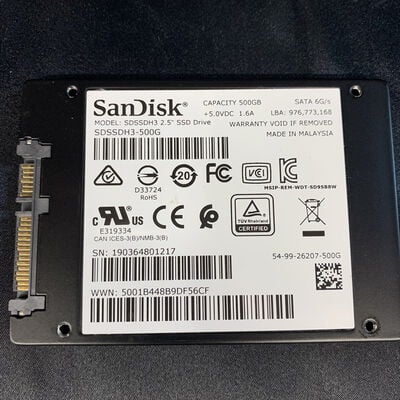 【横浜駅前店】中古  各社 2.5インチ SSD 500GB SATA 135990 