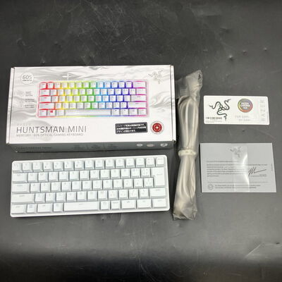 【大須店】中古  Razer Huntsman Mini JP Mercury White RZ03-03391100-R3J1  3330003368 
