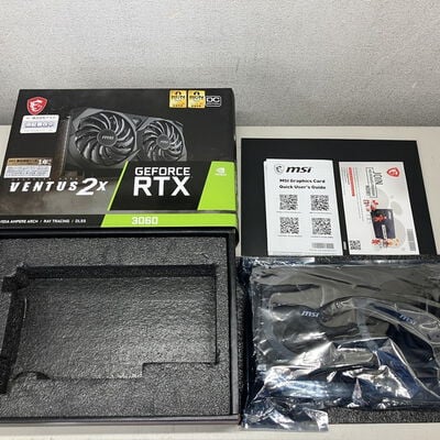 【町田店】中古  MSI GeForce RTX 3060 VENTUS 2X 12G OC (RTX3060 12GB) 144777 