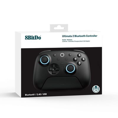 8BitDo  Ultimate 2 Bluetooth Black (ワイヤレス ゲームパッド ブラック) 