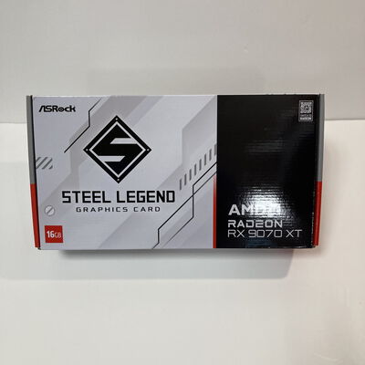 【富山本郷店】中古  ASRock RX9070XT SL 16G Steel Legend 16GB (RX9070XT 16G) 176937 