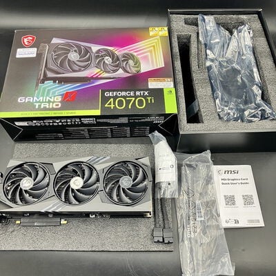 【大須店】中古  MSI GeForce RTX 4070 Ti GAMING X TRIO 12G (RTX4070Ti 12GB) 154204 