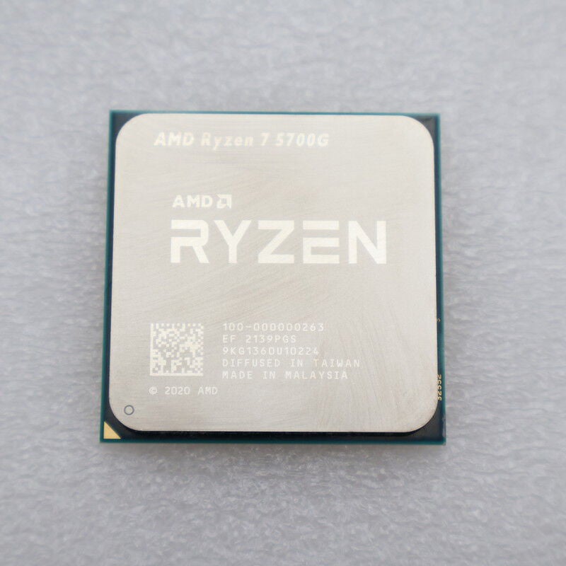 中古 AMD Ryzen 7 5700G (AM4/3.8GHz/20M/C8/T16/65W) 146739 （388654