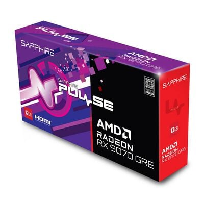SAPPHIRE  PULSE Radeon RX 9070 GRE GAMING OC 12GB (Radeon RX 9070 GRE 12GB) 