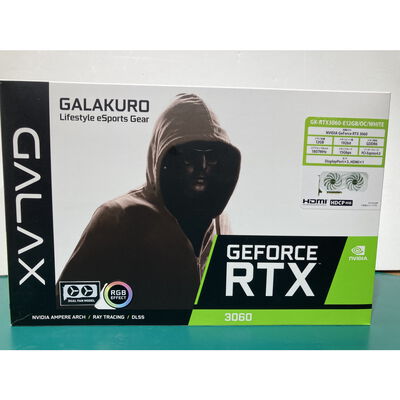 【富山本郷店】中古  玄人志向 GK-RTX3060-E12GB/OC/WHITE (RTX3060 12GB) 144780 