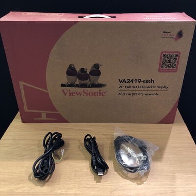 【甲府飯田店】中古  Viewsonic VA2419-SMH-7 (23.8”W 1A1H 5ms IPS) 182907 