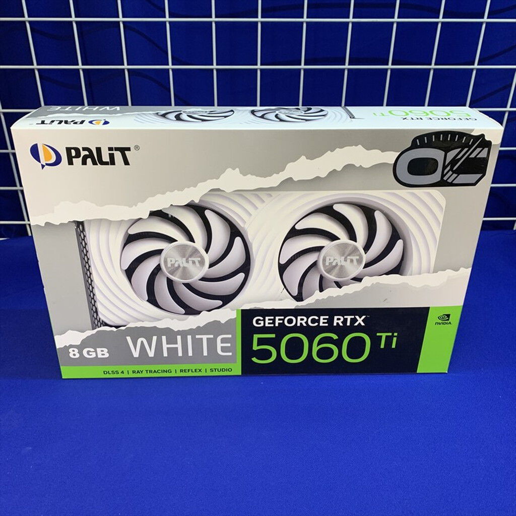 中古 Palit NE7506TU19P1-GB2062M (RTX5060Ti 8GB WHITE OC) 188962