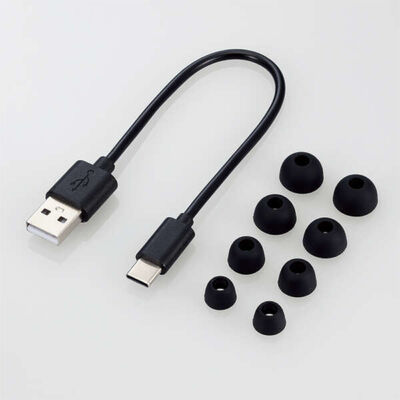 エレコム  LBT-TWS15BK2 (完全ワイヤレスBluetoothヘッドホン ブラック) 