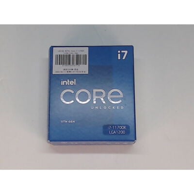 【前橋ｲﾝﾀｰｱｶﾏﾙ店】中古  INTEL Core i7 11700K (1200/3.6G/16M/C8/T16) 145163 