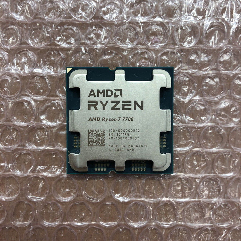 中古 AMD Ryzen 7 7700 (AM5/3.8GHz/40M/C8/T16/65W) 1460024624