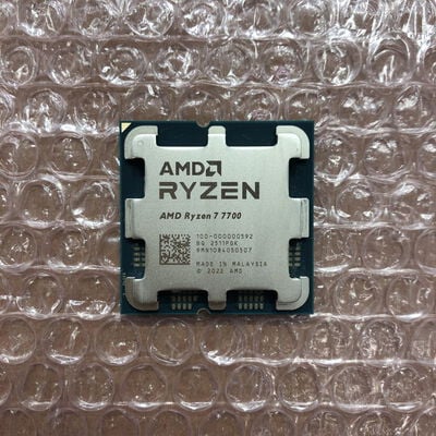 【宮崎恒久店】中古  AMD Ryzen 7 7700 (AM5/3.8GHz/40M/C8/T16/65W) 1460024624 