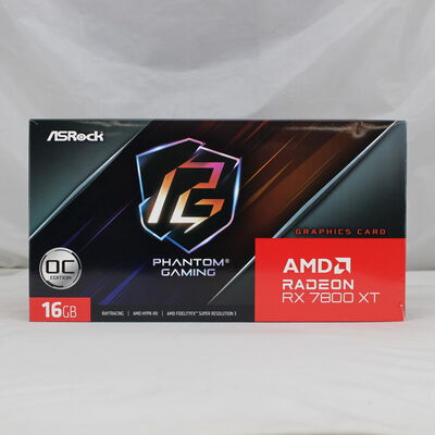【通販センター】中古  ASRock RX7800XT PG 16GO(RX7800XT Phantom GamingOC) 3480034866 
