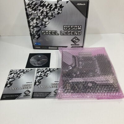 【神戸・三宮店】中古  ASRock B550M Steel Legend (B550 AM4 mATX DDR4) 142939 