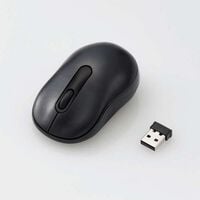 エレコム  M-DY10DRSKBK (抗菌 ワイヤレス静音光学式マウス 3ボタン/Sサイズ ブラック) 