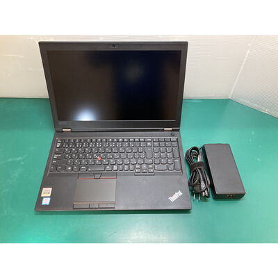 【浦添城間店(沖縄)】中古  Lenovo ThinkPad P52　20MAS12700 (Core i7 8750H/16GB/SSD512GB/-/NVIDIA Quadro P1000 4GB/15.6ｲﾝﾁ/1920x1080/Wi-Fi/WEBCAM/W11H64) 176658 