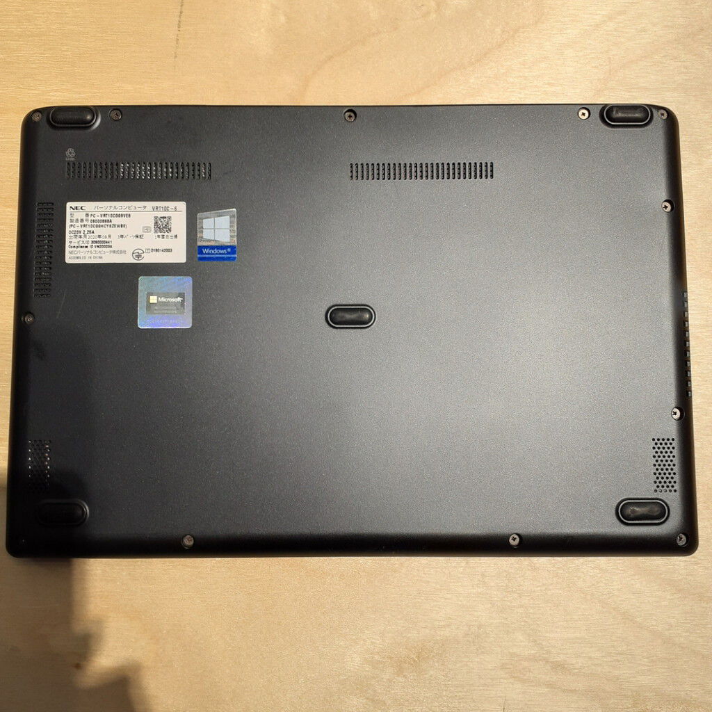 中古 NEC VersaPro VRT10C-6 (INTEL Core i5 10210Y 1.0GHz/8GB