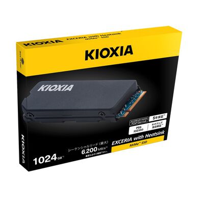 KIOXIA  EXCERIA with Heatsink SSD-CK1.0N4HS/J (M.2 2280 1TB) 