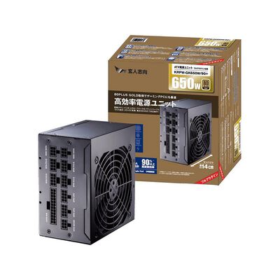 玄人志向  KRPW-GK650W/90+ (650W) 