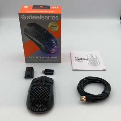 【甲府飯田店】中古  SteelSeries Aerox 3 Wireless Black (62604) 158779 