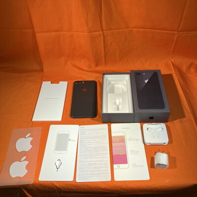 【なんば店】中古  【SIMロック解除済み】【au】 iPhone8 Plus 64GB (スペースグレイ)  MQ9K2J/A 155210 