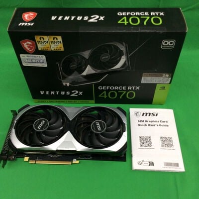 【川崎店】中古  MSI GeForce RTX 4070 VENTUS 2X 12G OC (RTX4070 12GB) 157129 