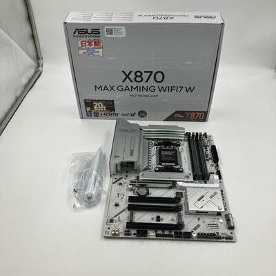 【なんば店】中古  ASUS X870 MAX GAMING WIFI7 W (X870 AM5 ATX DDR5) 3280022023 