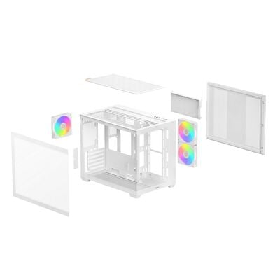 Ocypus  Gamma C54 ARGB Gamma-C54-WHD300XX-GL (MicroATX ガラス ホワイト) 