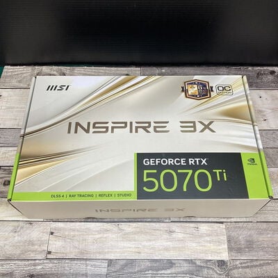 【広島店】中古  MSI GeForce RTX 5070 Ti 16G INSPIRE 3X OC 3320005154 