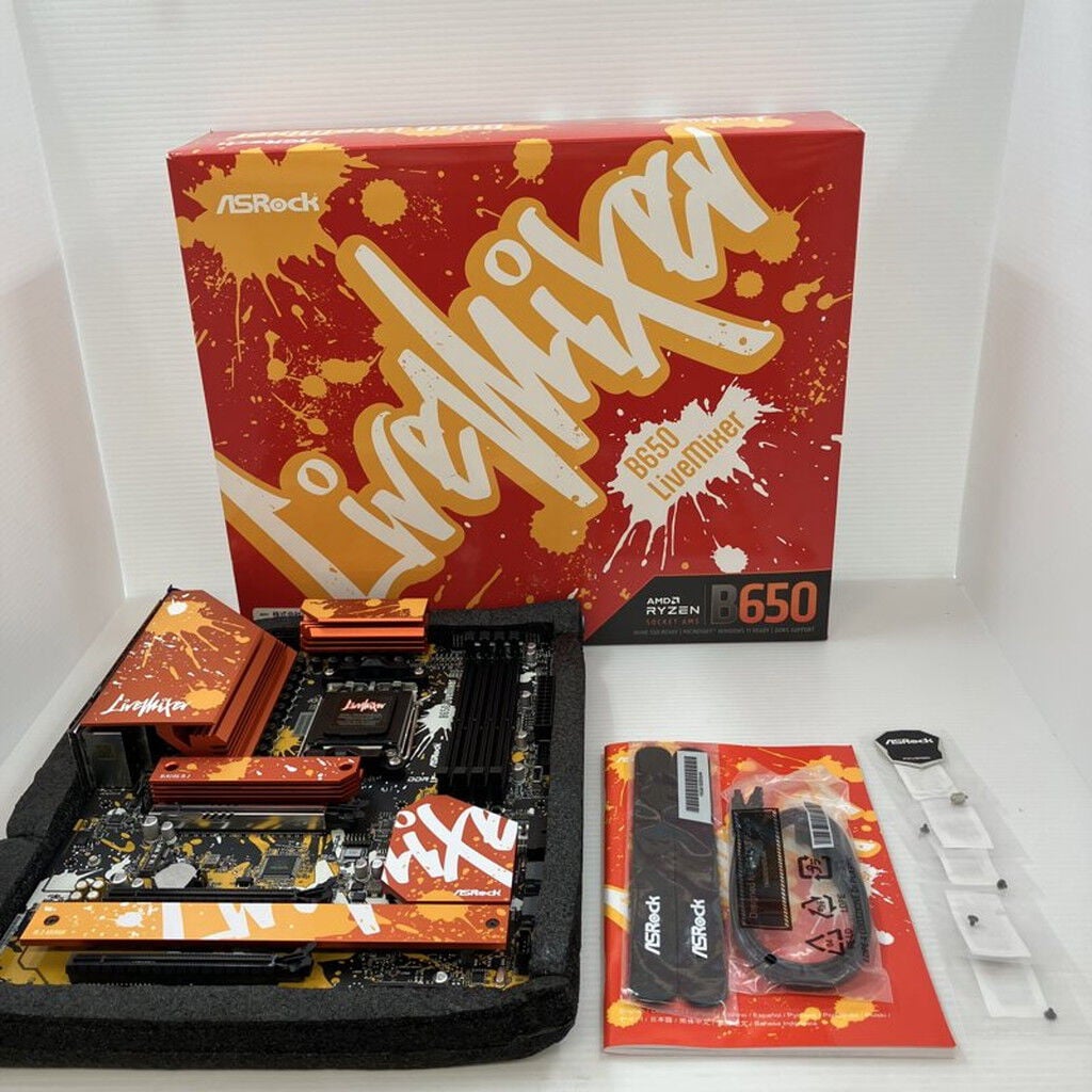 中古 ASRock B650 LiveMixer (B650 AM5 ATX DDR5) 3410015075 （371517