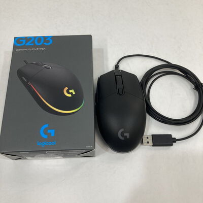 【神戸・三宮店】中古  Logicool G203 LIGHTSYNC Gaming Mouse G203-BK 146968 