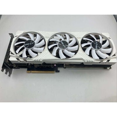 【仙台店】中古  PNY GeForce RTX 4070 Ti 12GB VERTO LED トリプルファン White edition VCG4070T12TFWXPB1（RTX4070Ti 12GB） 3480041392 