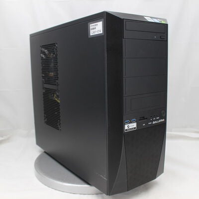 【通販センター】中古  THIRDWAVE GALLERIA KT(Intel Core i7 8700/16GB/SSD256GB/DVDマルチ/NVIDIA GeForce GTX 1660 Ti 6GB/W11H64 MAR) 188374 